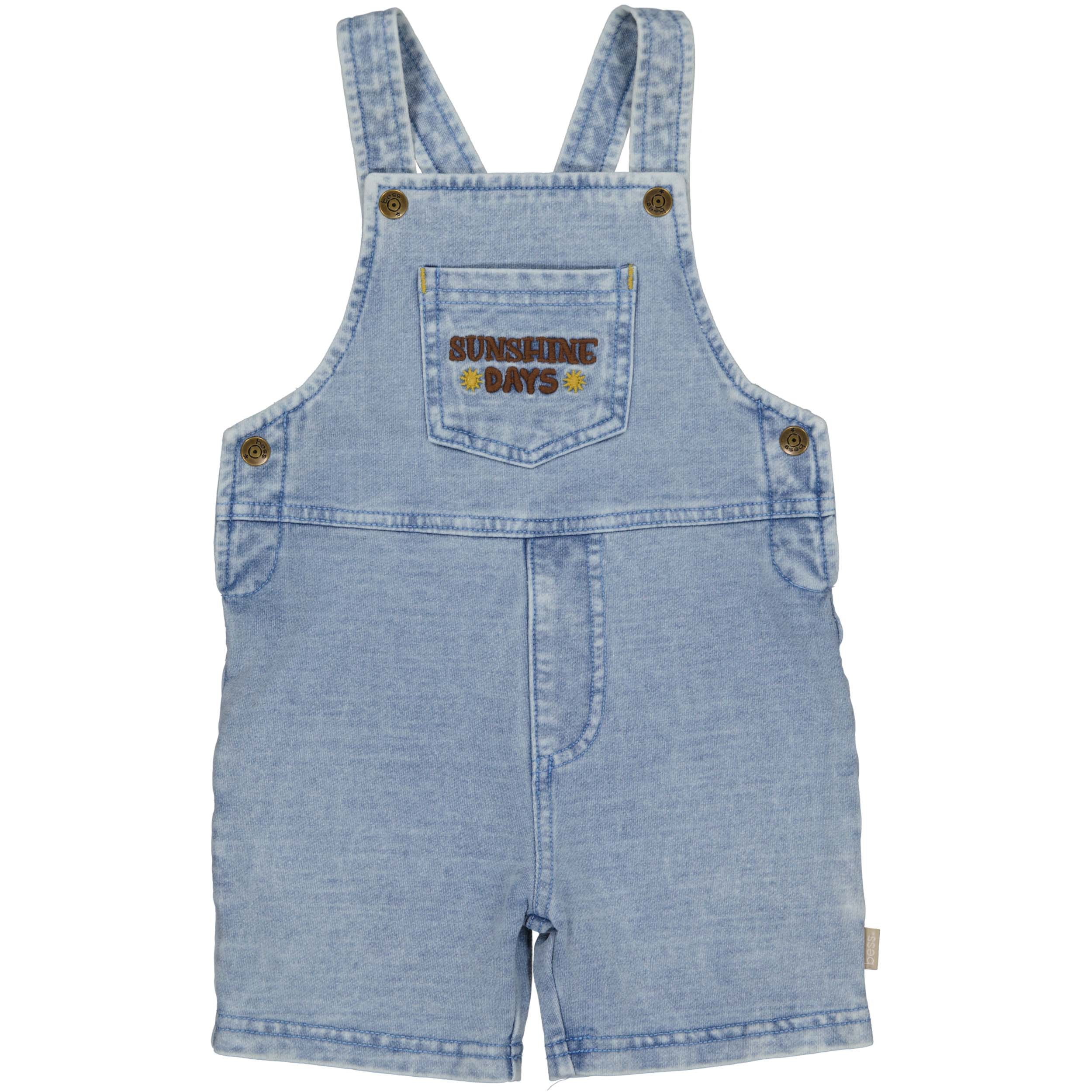 🌞 Sunshine Days Tuinbroek – Denim | BESS