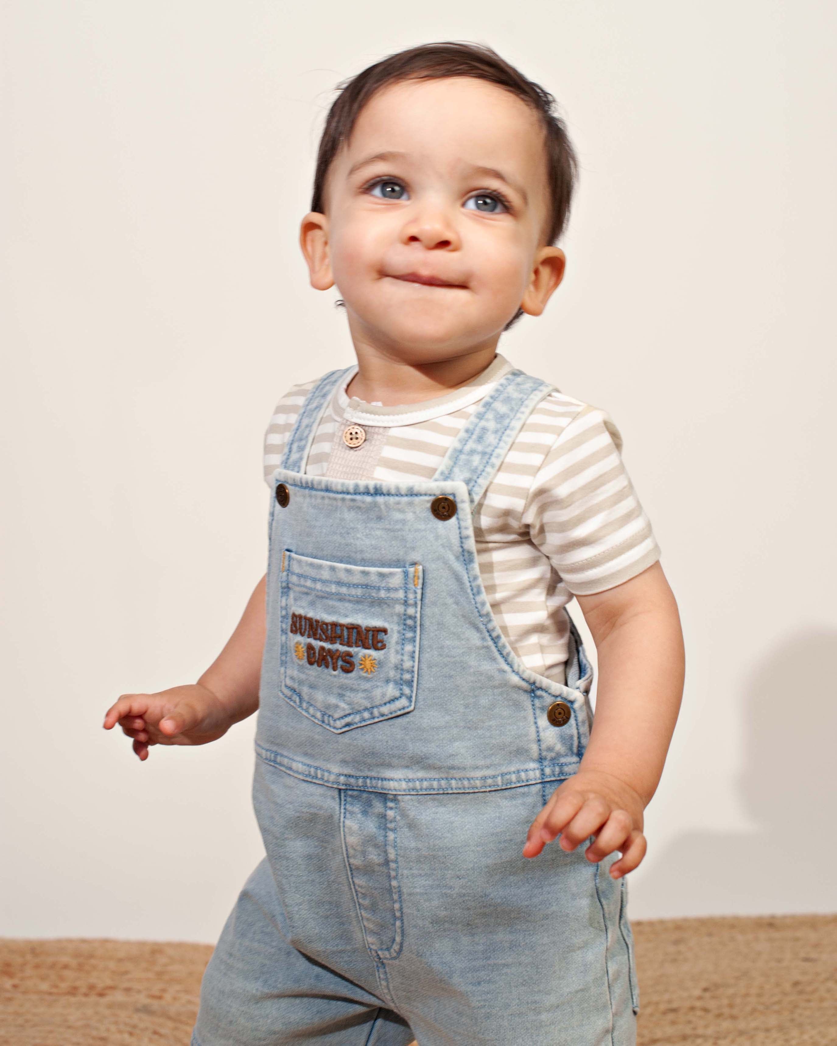 🌞 Sunshine Days Tuinbroek – Denim | BESS