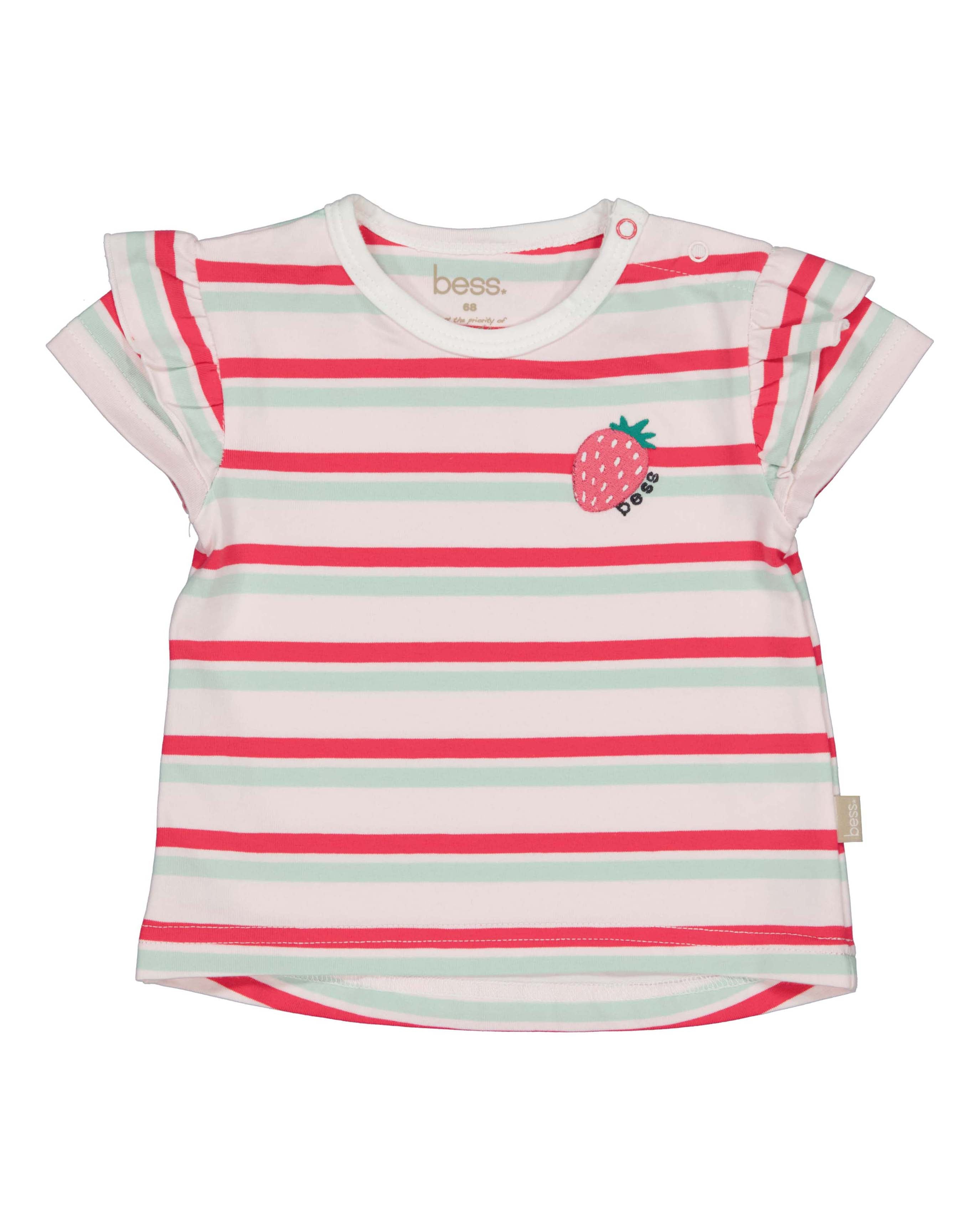 🍓 Gestreept Baby T-shirt met Aardbei – Summer Strawberry | BESS
