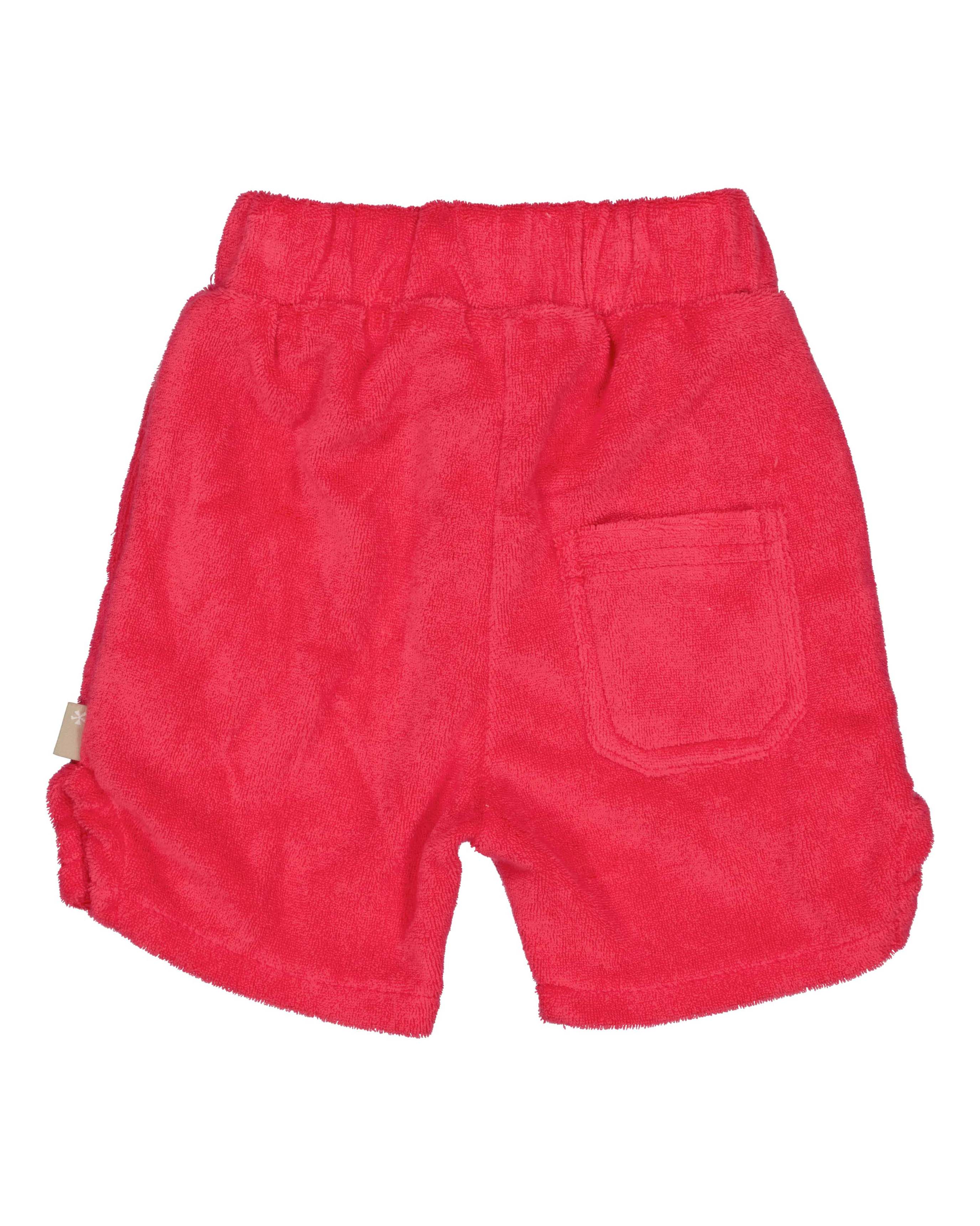 ❤️ Zacht Badstof Shortje – Summer Coral | BESS