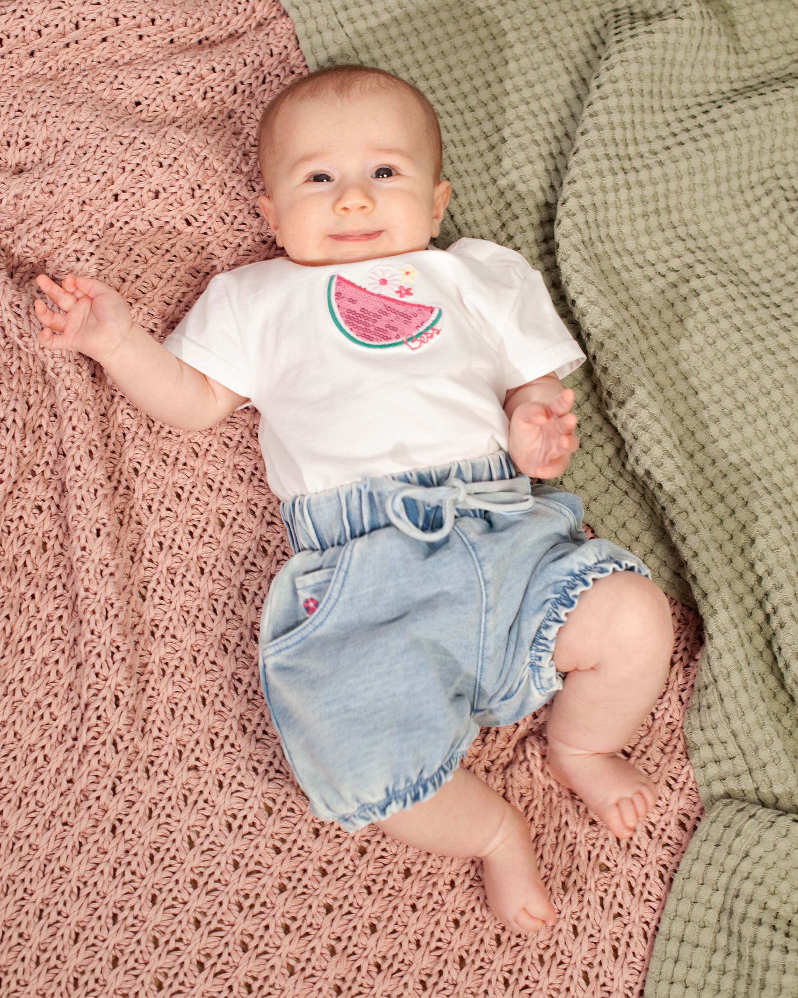 💙 Denim Bloomers – Little Flower | BESS