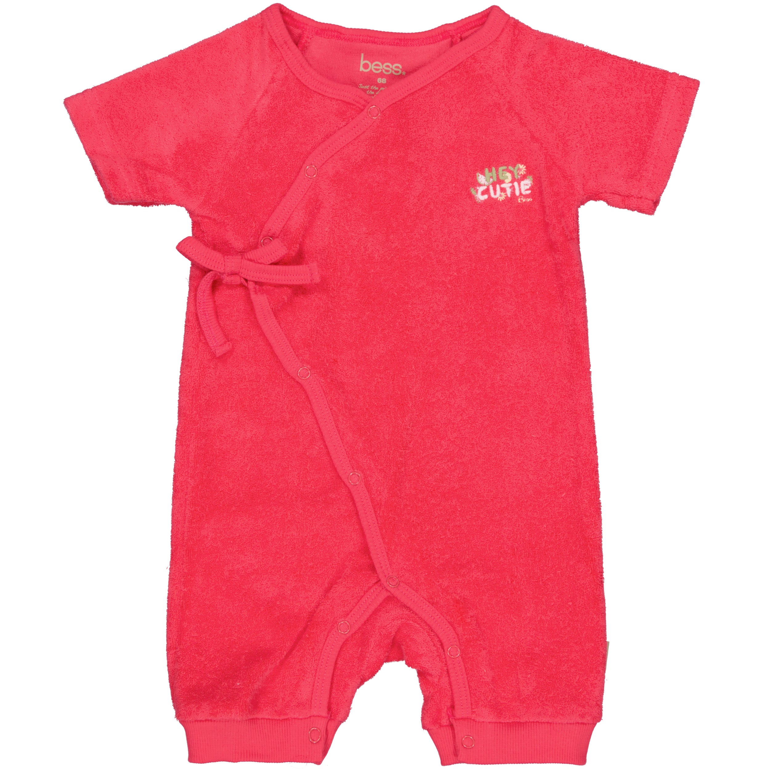 ❤️ Badstof Baby Speelpakje – Summer Coral | BESS