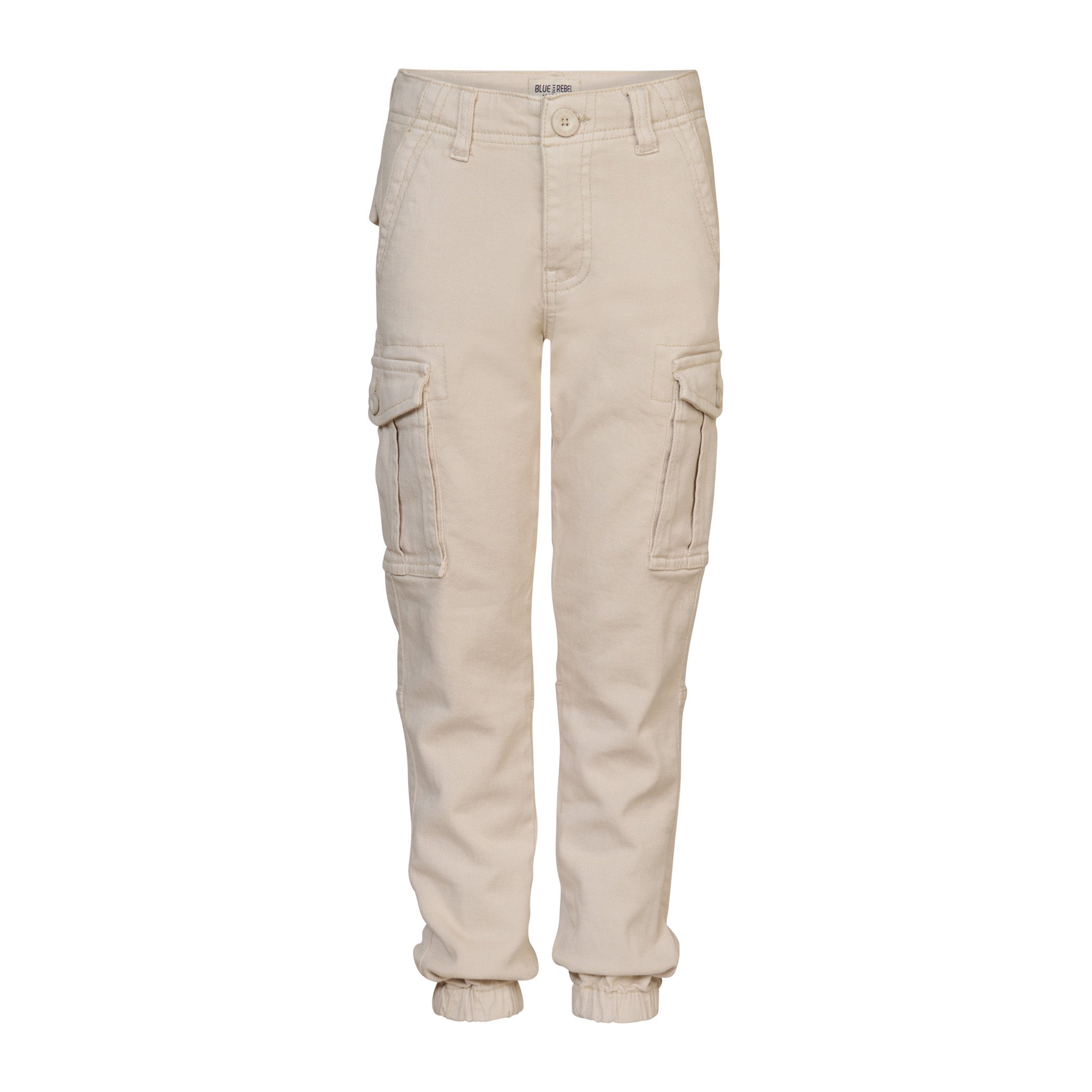 Stoere broek met opgestikte zakken van Blue Rebel