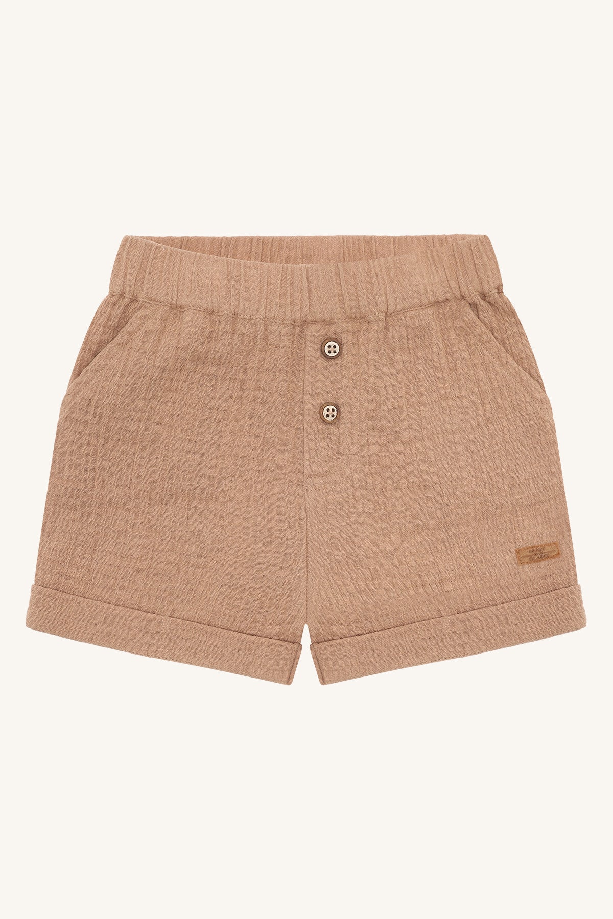 ☀️ Zomerse Musthave: Zachte Muslin Short 🌿👶