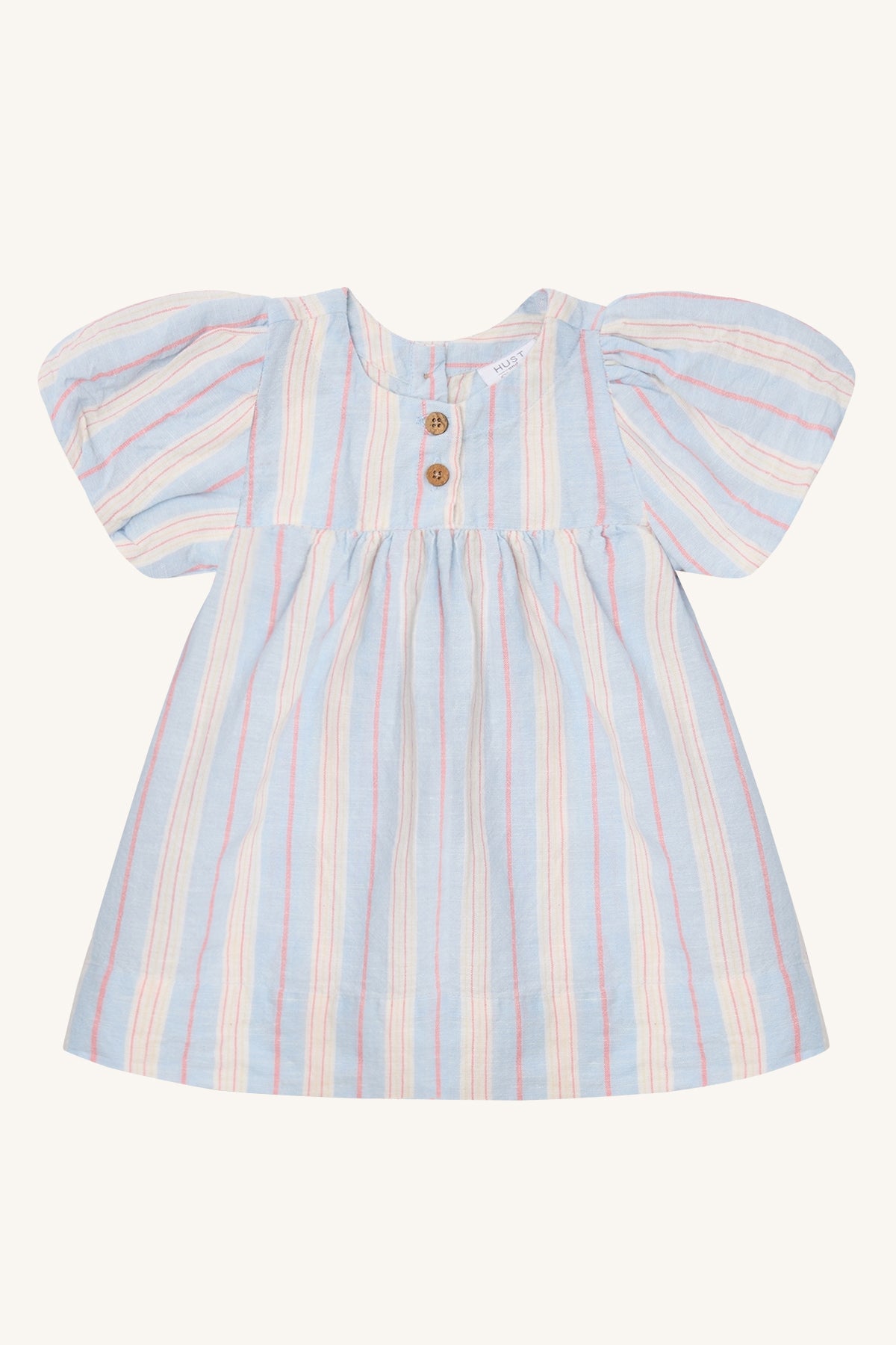 ☁️ Little Dreamer: Gestreept Zomerjurkje in Pastel 💫