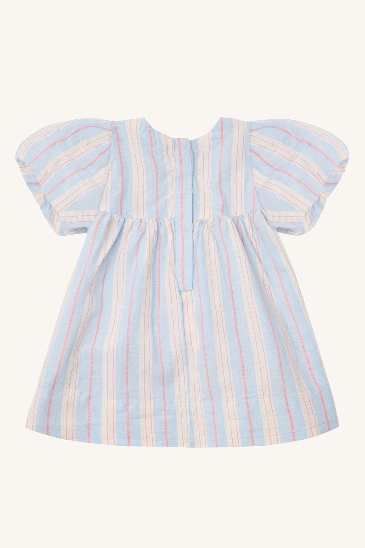 ☁️ Little Dreamer: Gestreept Zomerjurkje in Pastel 💫