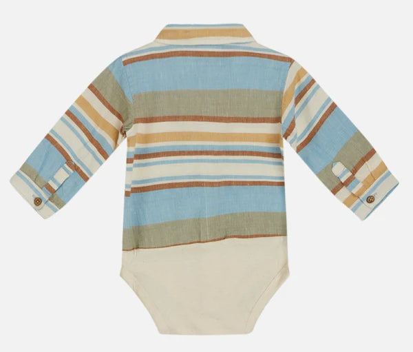 Tof gestreept body/hemd van Hust&Claire