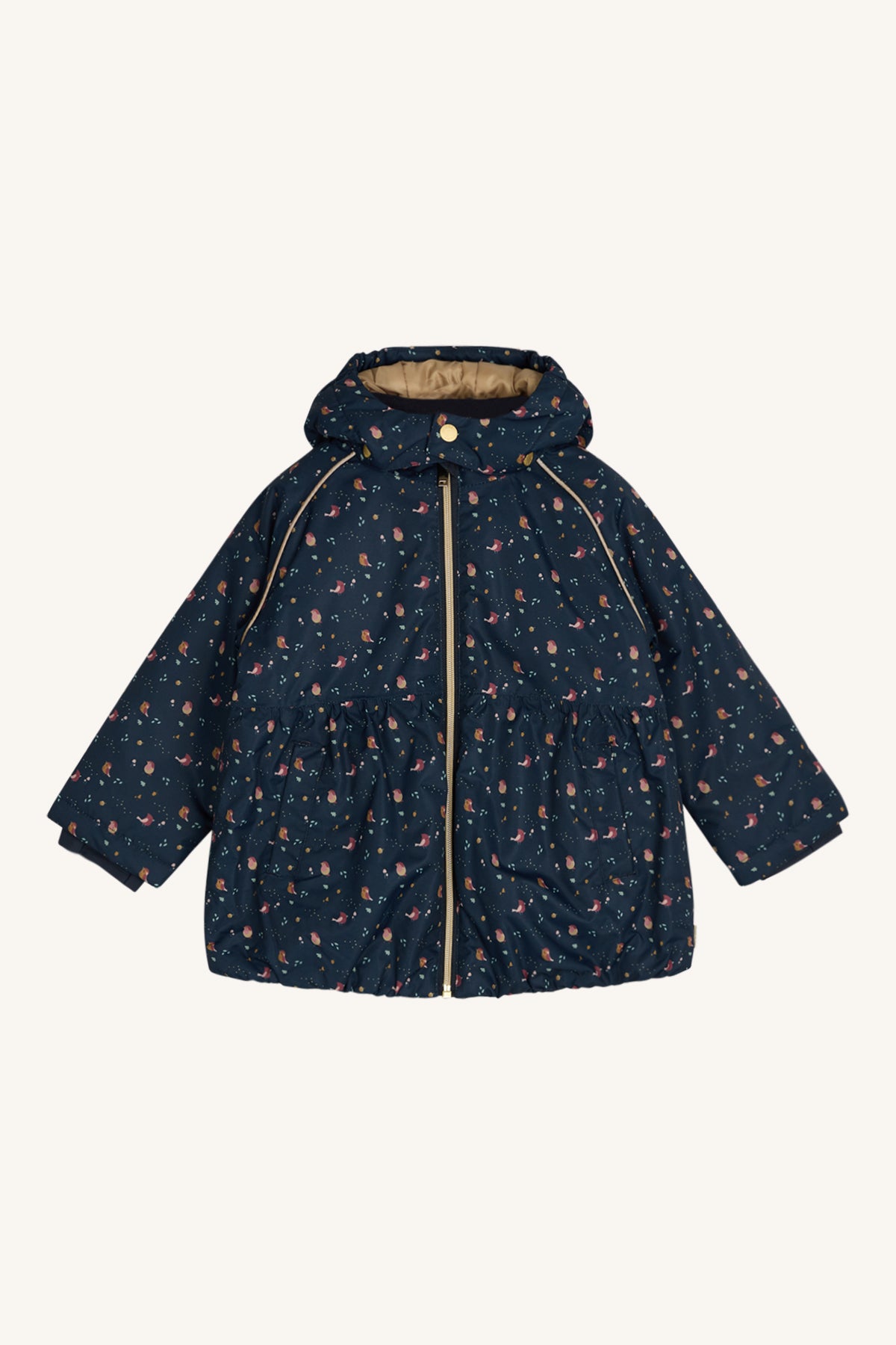 Mooie blauwe winterjas van Hust&Claire