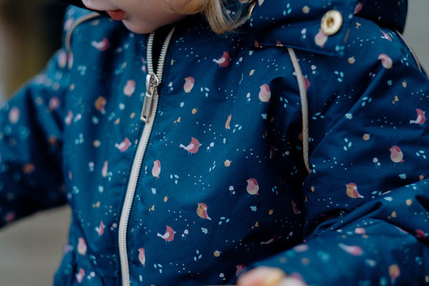 Mooie blauwe winterjas van Hust&Claire