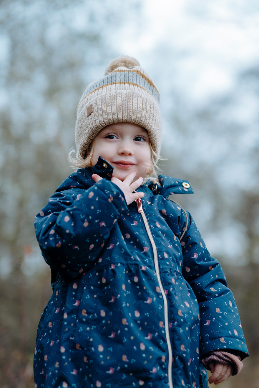 Mooie blauwe winterjas van Hust&Claire