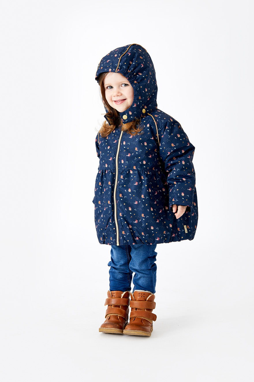 Mooie blauwe winterjas van Hust&Claire