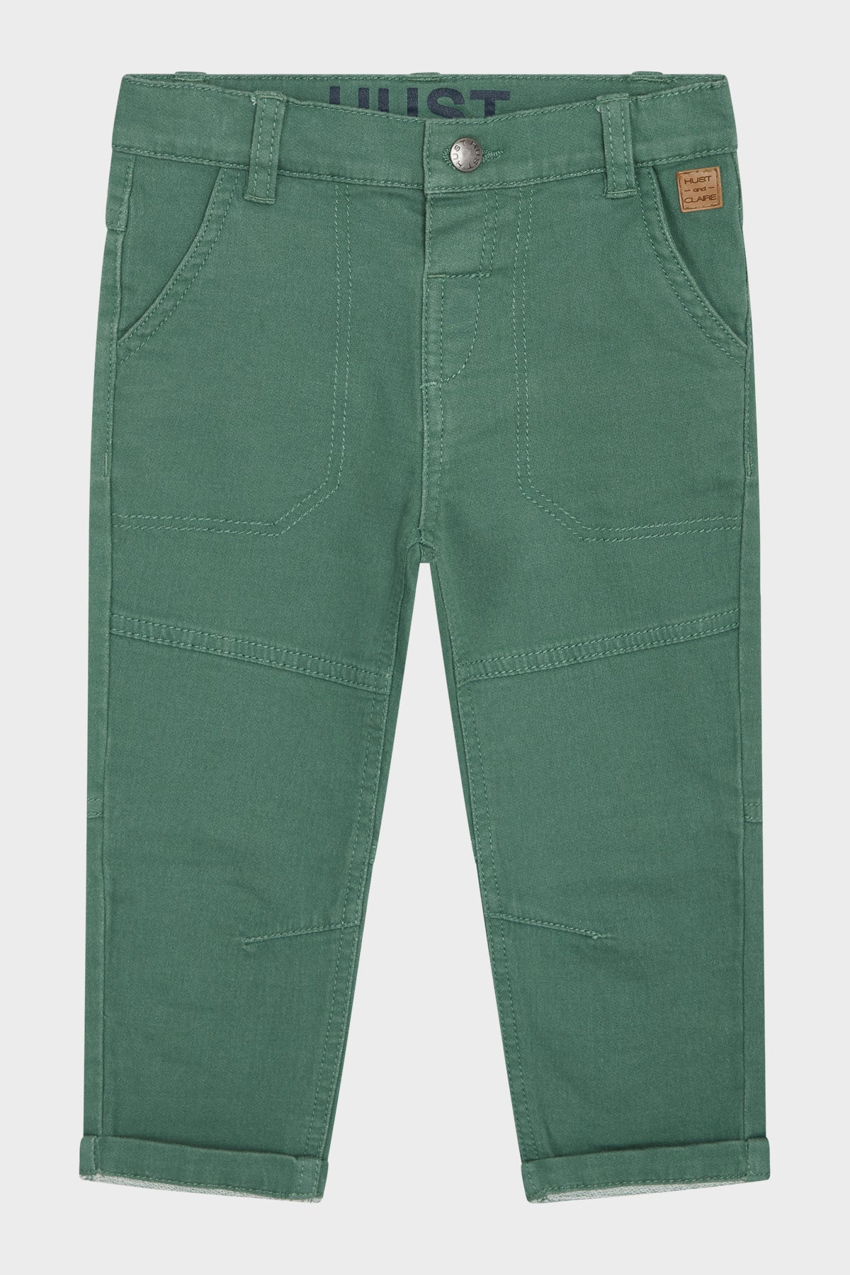 Lichtgroene denim broek