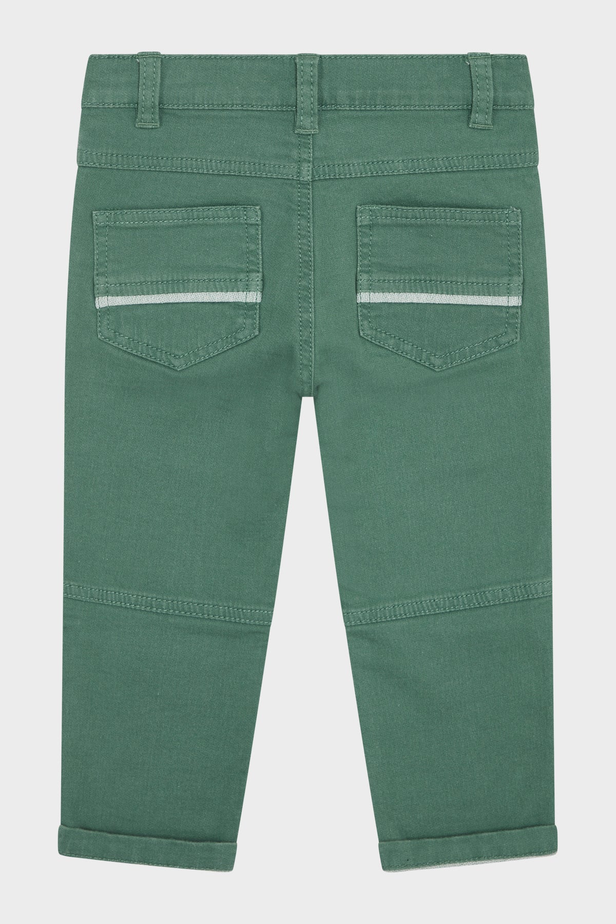 Lichtgroene denim broek