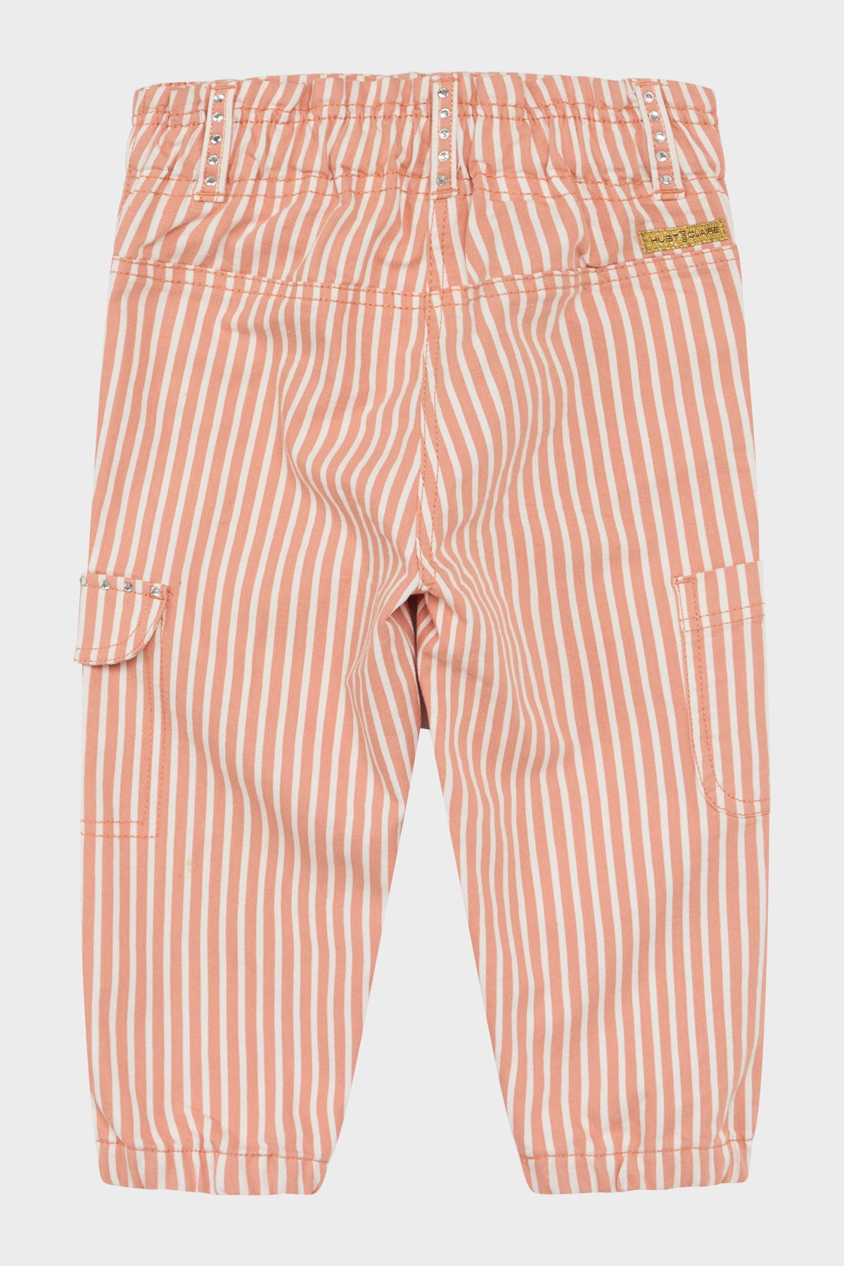 Toffe gestreepte broek met hoge taille