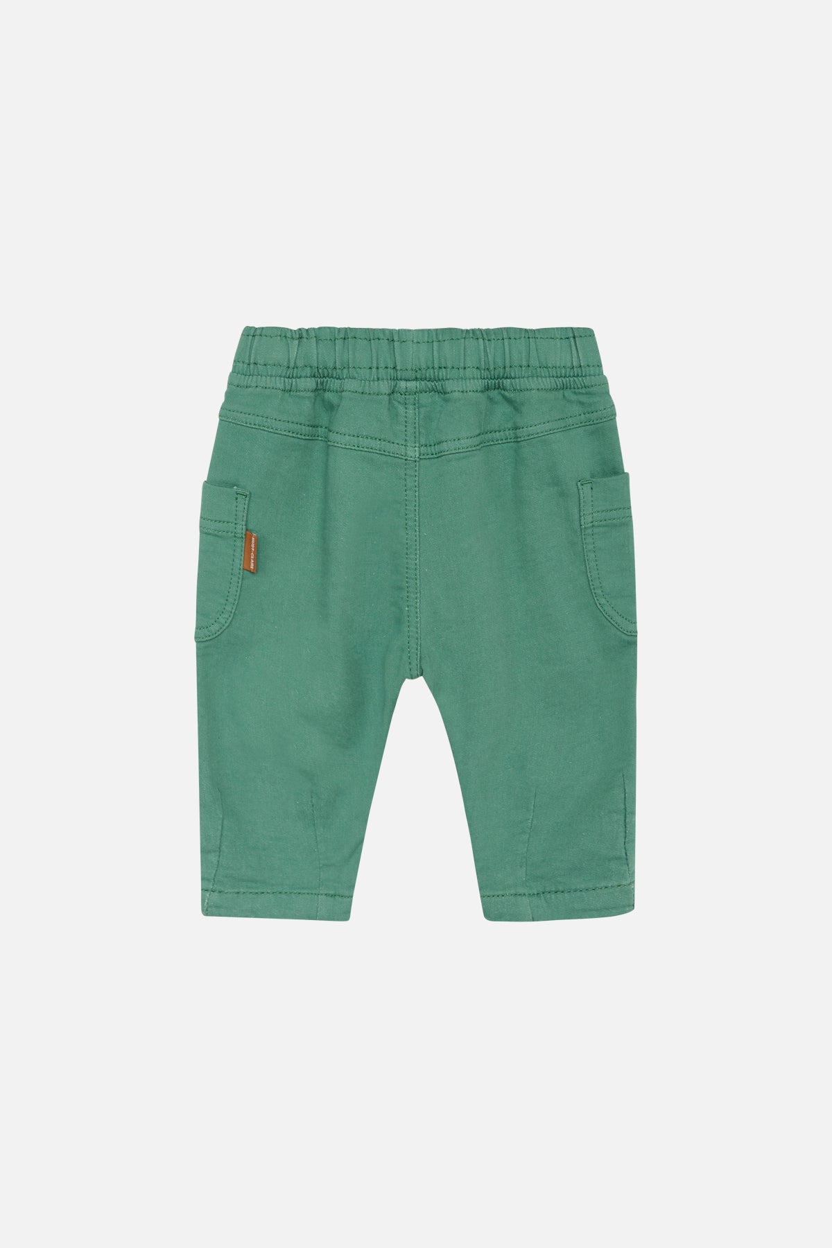 Lichtgroene broek met opgestikte zakken