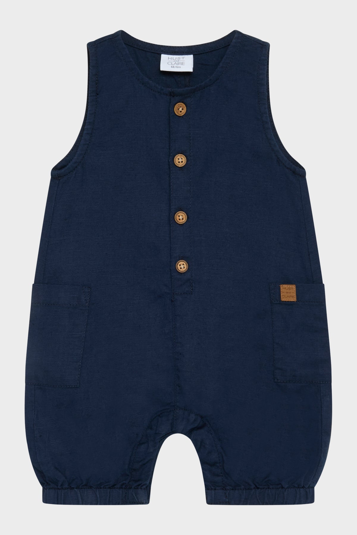 Comfortabel linnen speelpakje van Hust&Claire