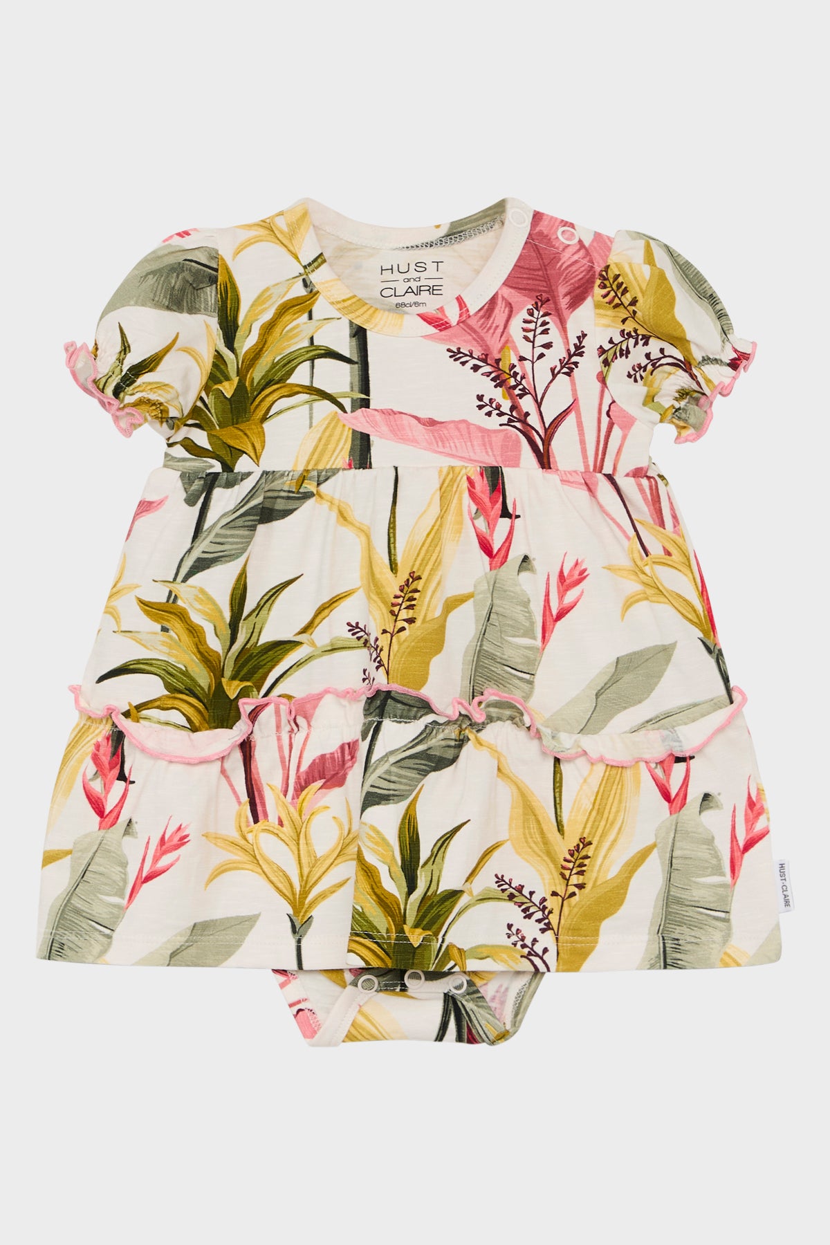 Mooi bodyjurkje met bloemenprint van Hust&Claire