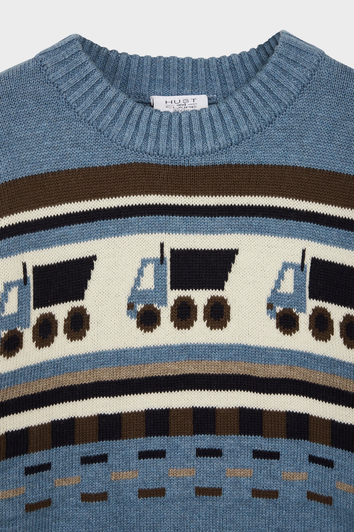 Zachte gebreide trui