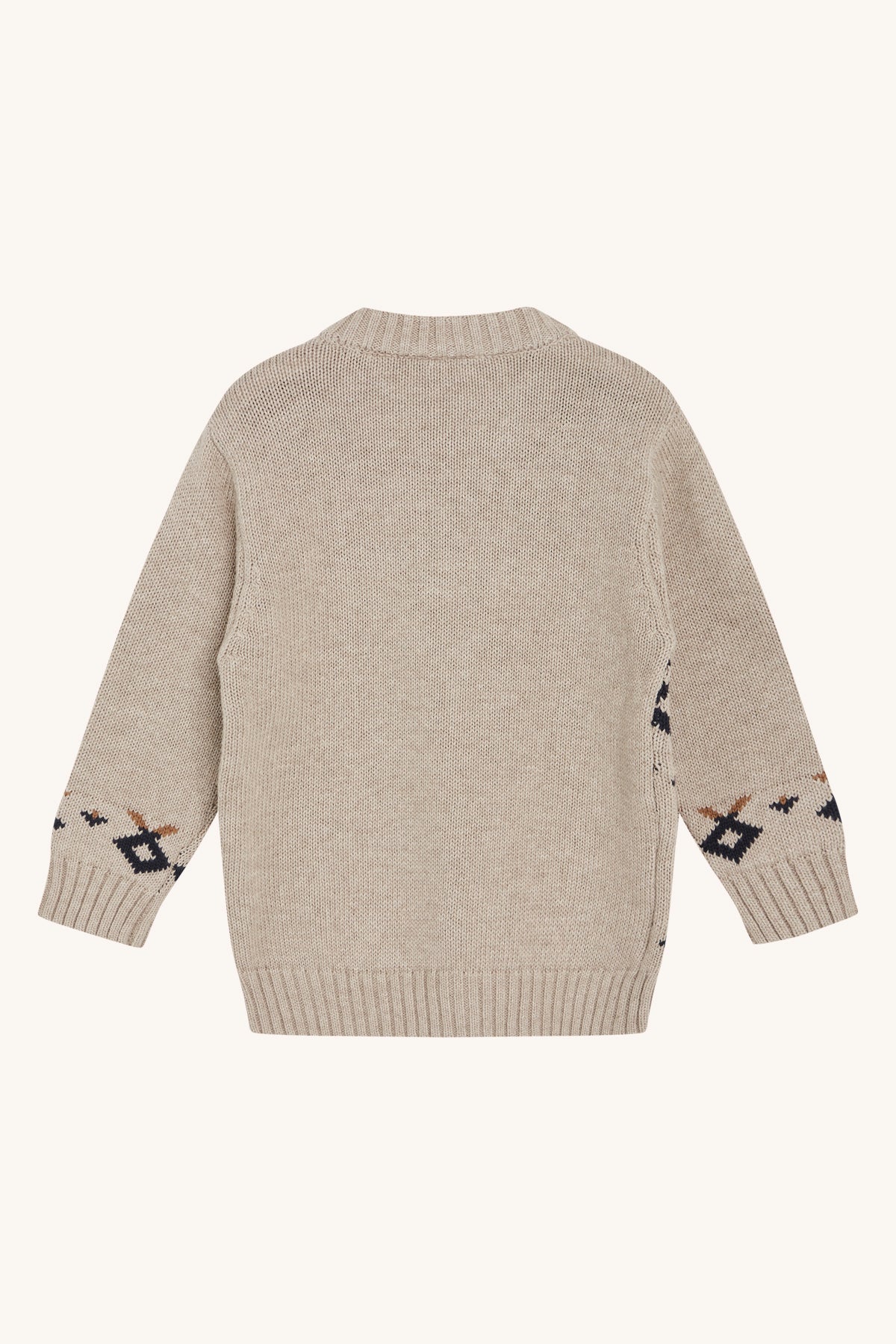 Trui met jacquardmotief