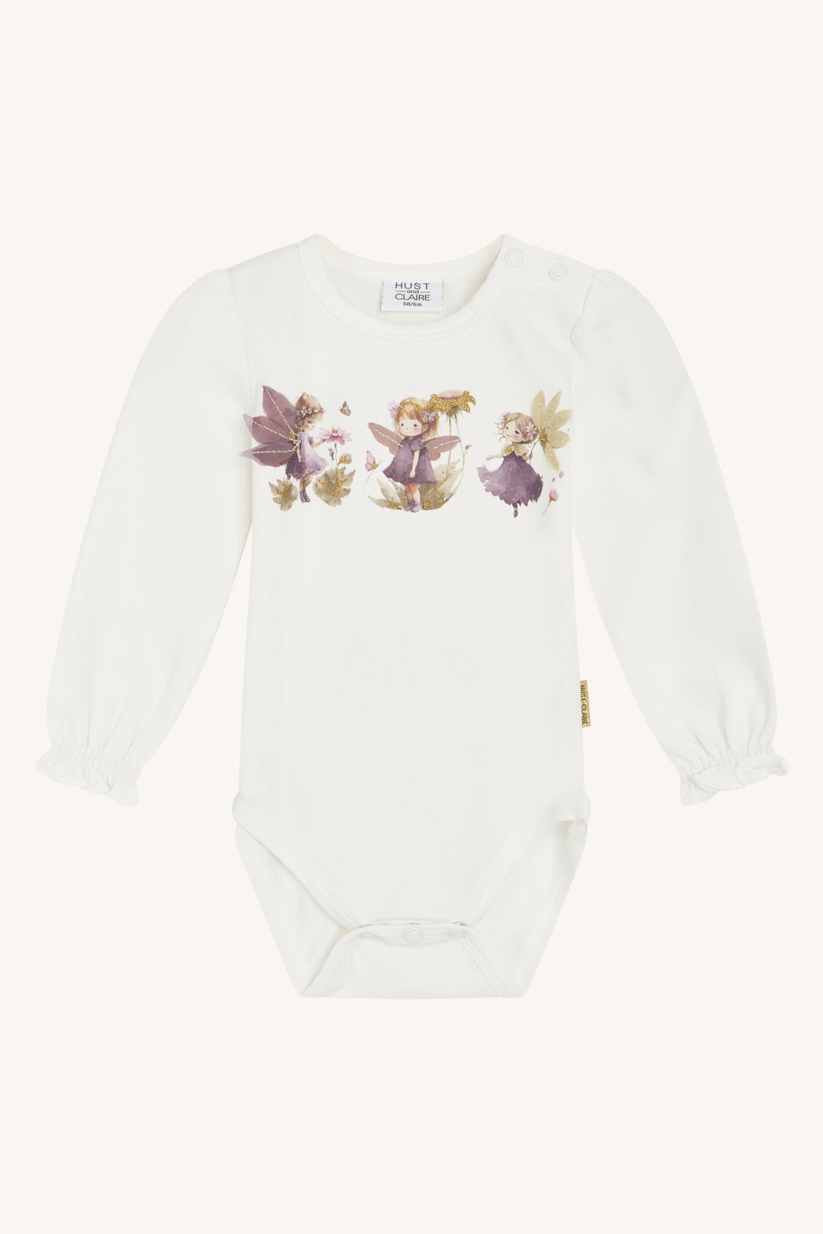 Body met lange mouwen en elfenprint