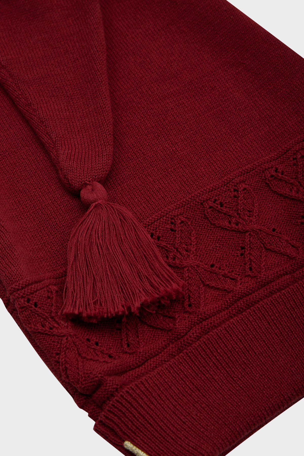 Gebreide kerstmuts van zacht katoen