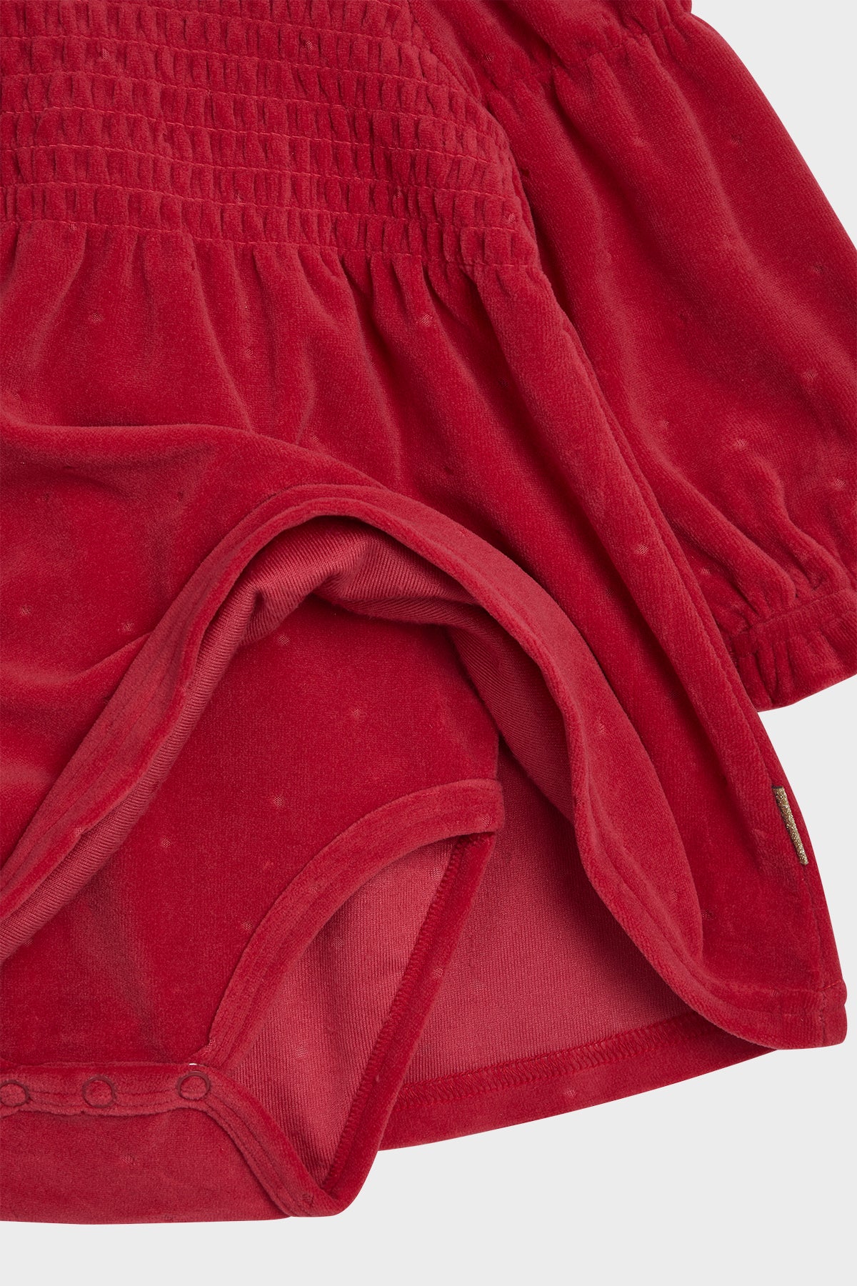 Feestelijke jurk in zacht velours