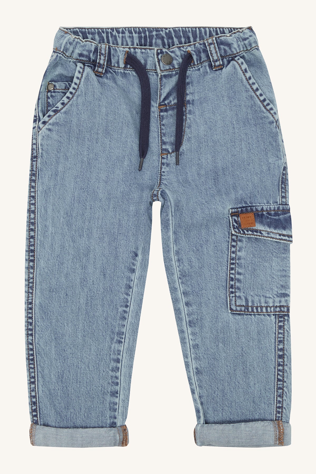 Hust & Claire – Comfortabele Denim Cargo Broek voor Stoere Kids