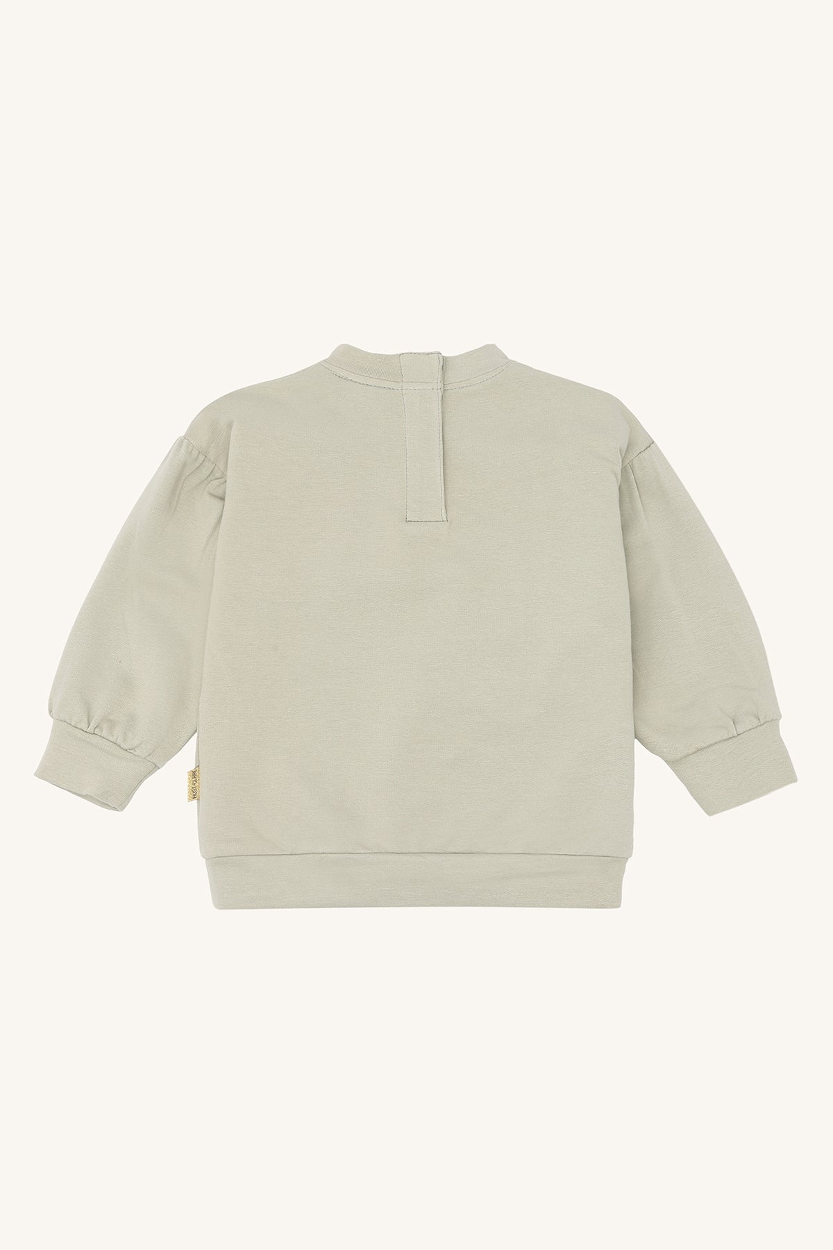 Hust & Claire Sweatshirt – Saliegroen met Bloemenborduursel