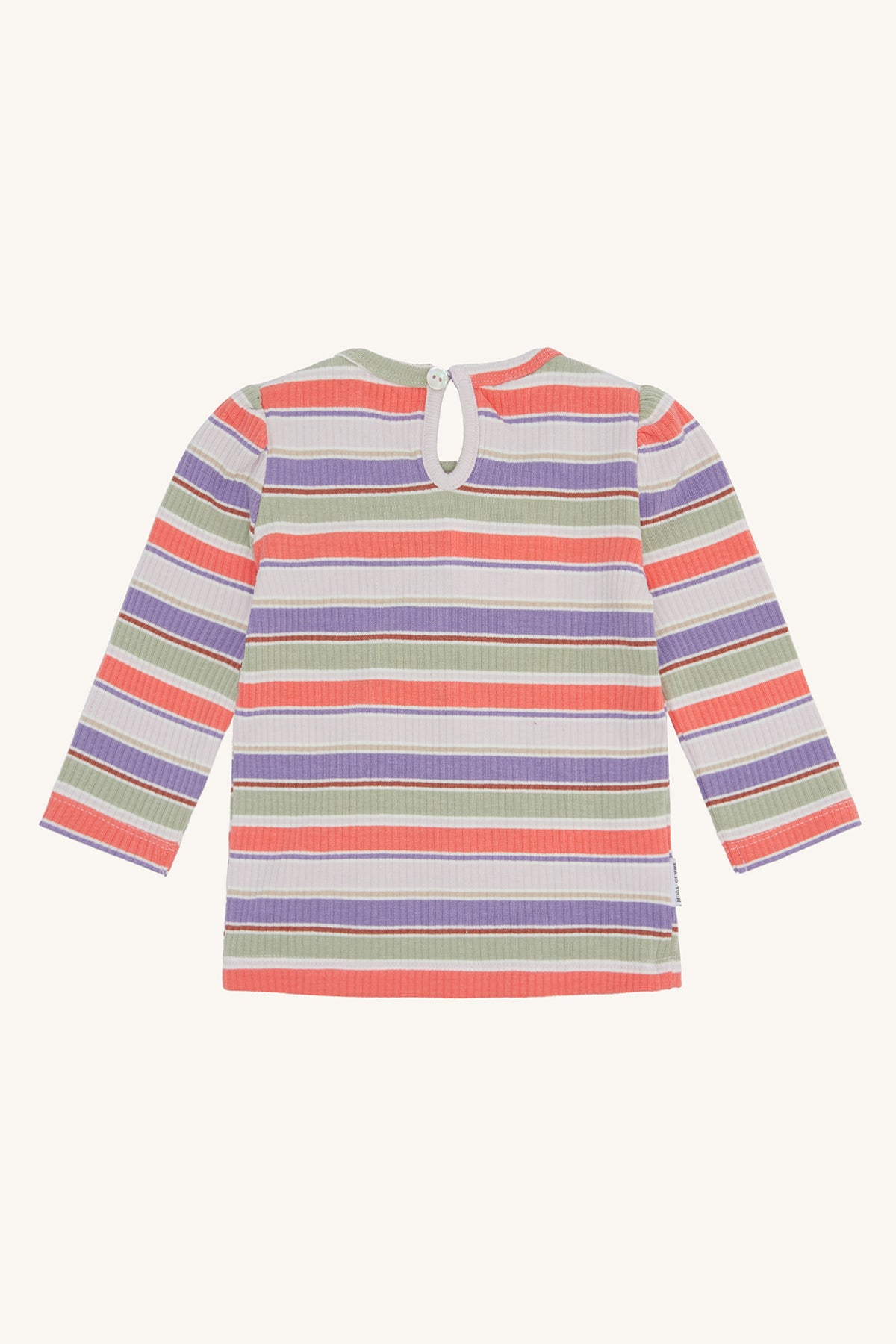 Hust & Claire Gestreepte Rib T-shirt – Lange Mouwen & Zachte Stretch