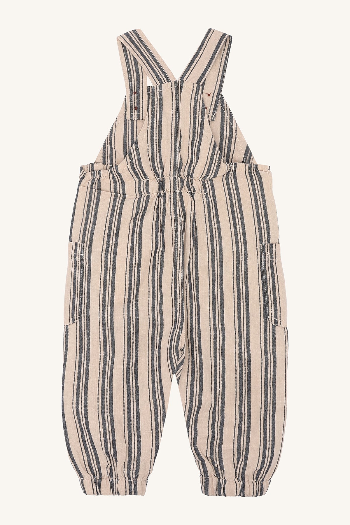 Hust & Claire Gestreepte Tuinbroek – Stoer & Speels in Zacht Katoen!