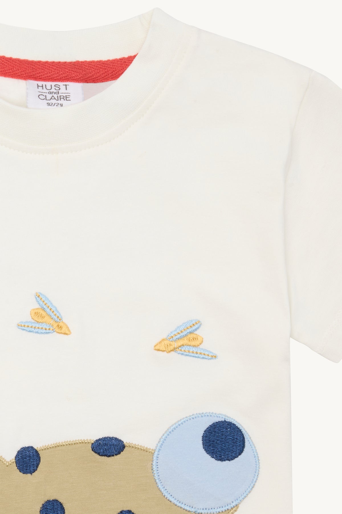🐸 Speelse Kikker T-shirt met Ritssluiting – Hust & Claire
