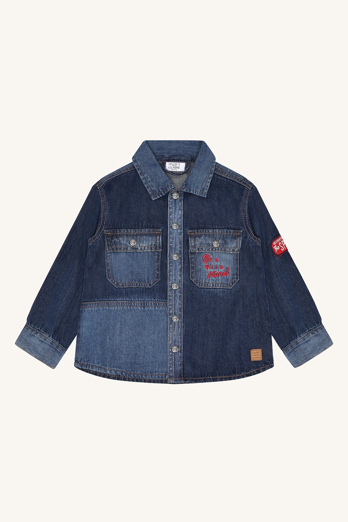 🌟 Stoere Denim Overhemdjas – Hust & Claire 🌟