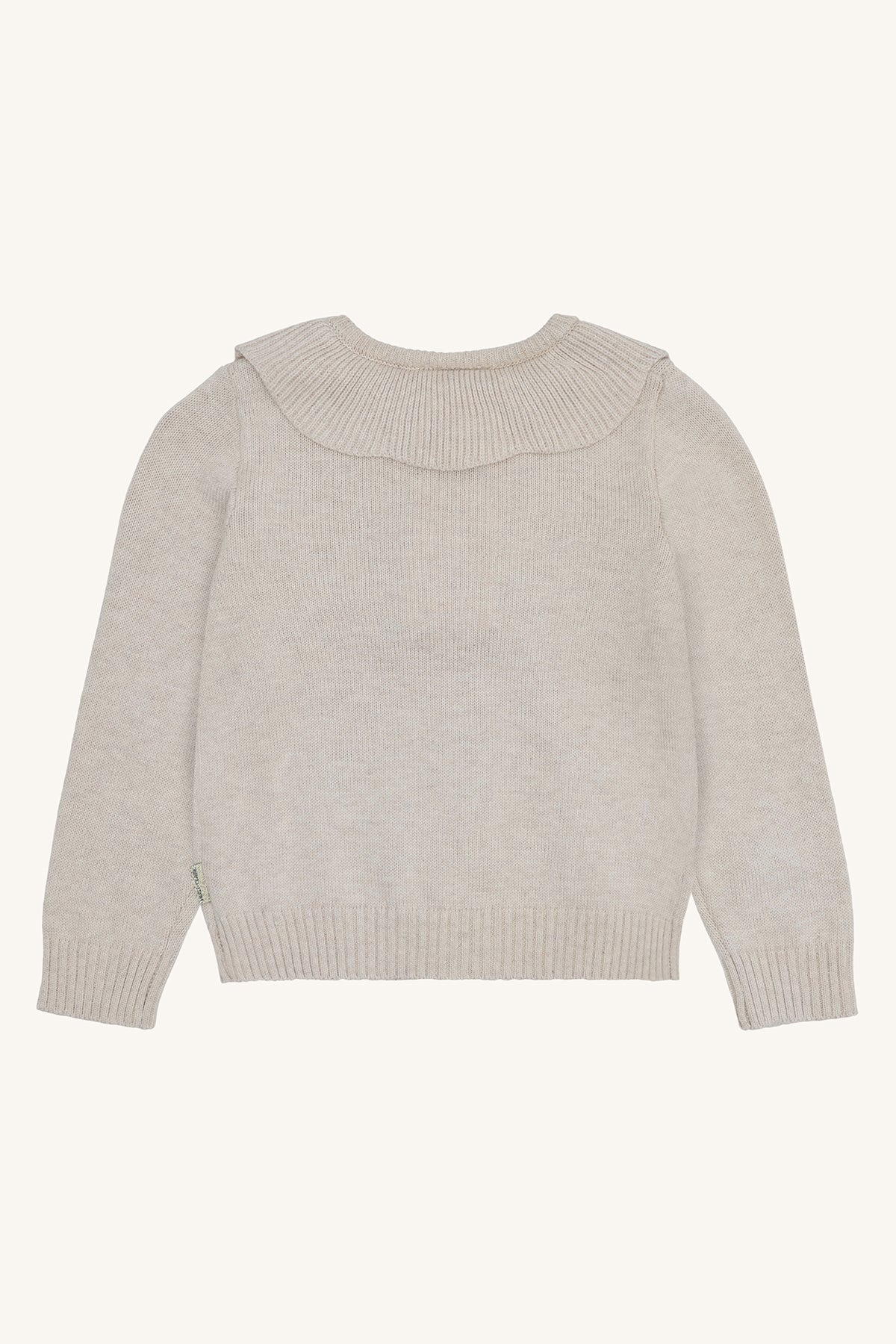 🌸 Romantisch Gebreid Vest met Bloemenborduursel – Hust & Claire 🌸