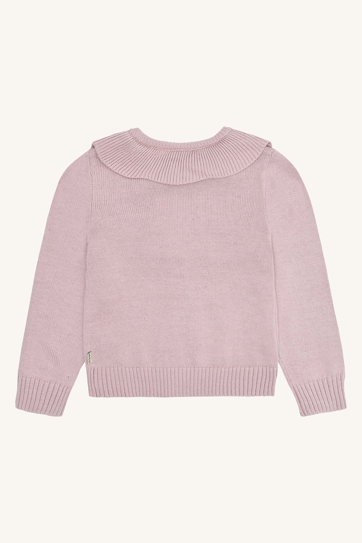 🌷 Roze Gebreid Vest met Bloemenborduursel – Hust & Claire 🌷