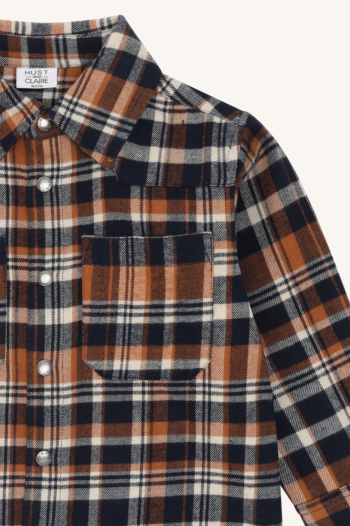 👕 Geruit flanellen hemd – Hust & Claire
