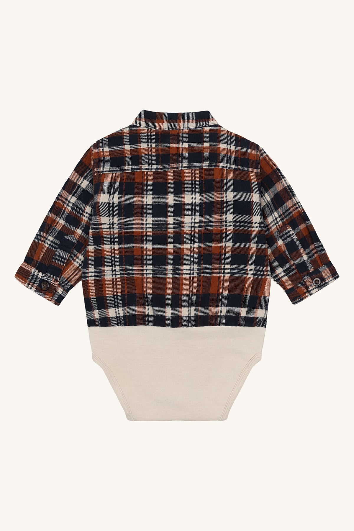 🧡 Geruit bodyhemd – Hust & Claire