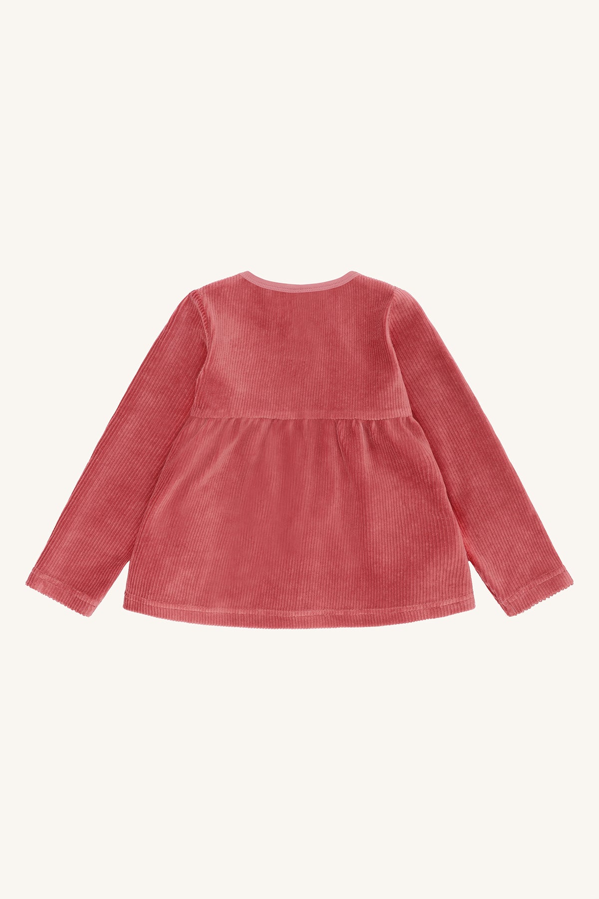 💗 Roze fluwelen blouse met hartjes – Hust & Claire