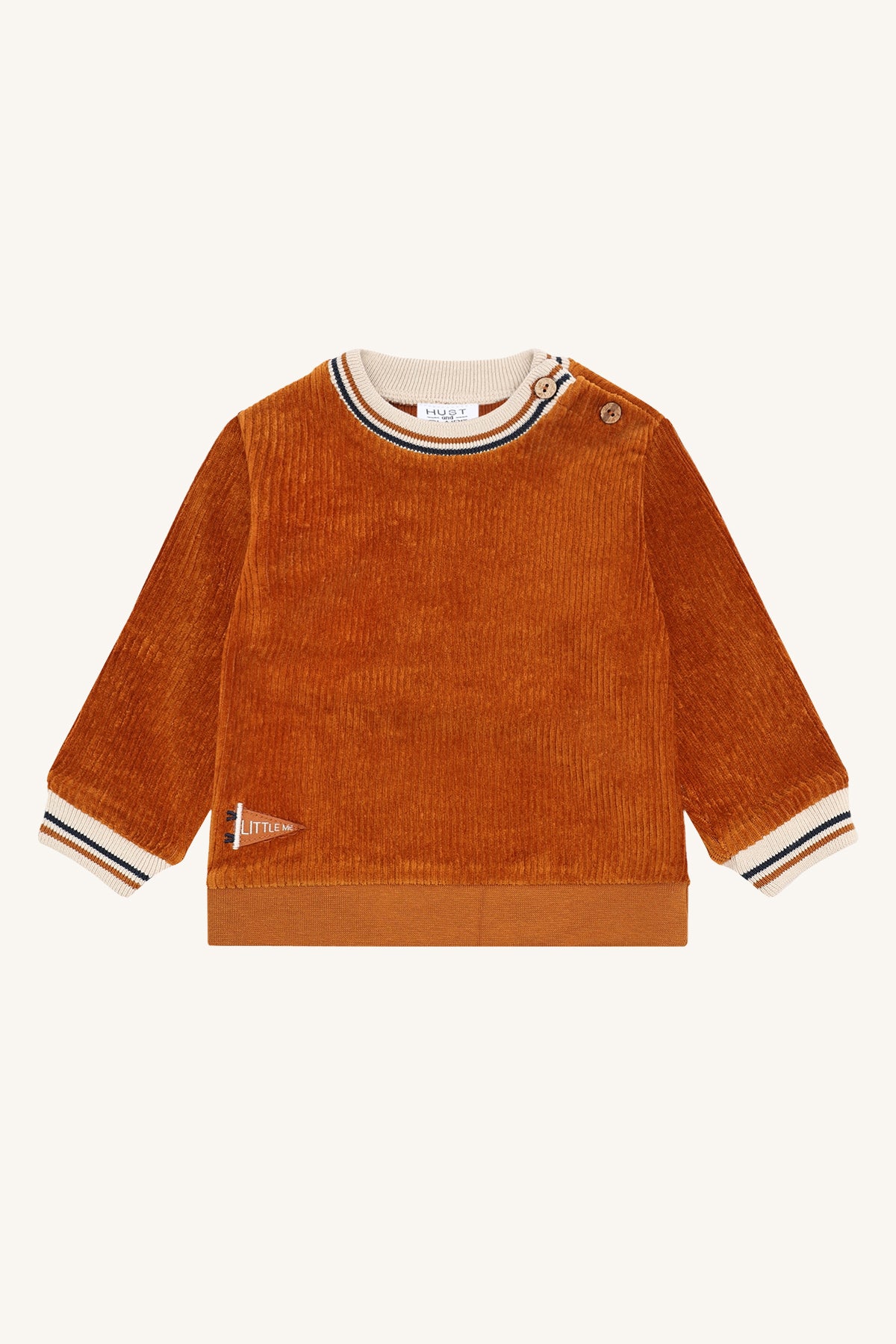 🧡 Roestbruine fluwelen sweater – Hust & Claire