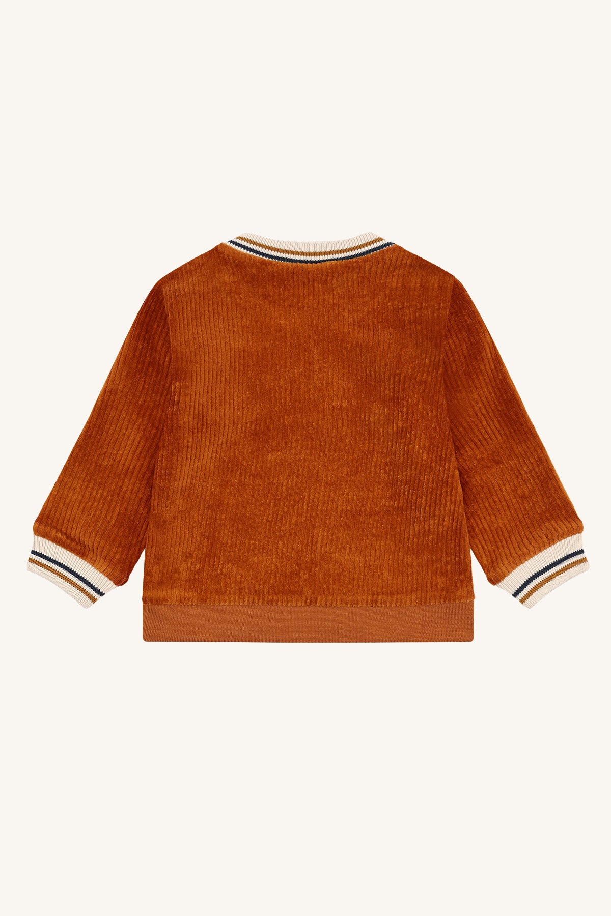 🧡 Roestbruine fluwelen sweater – Hust & Claire