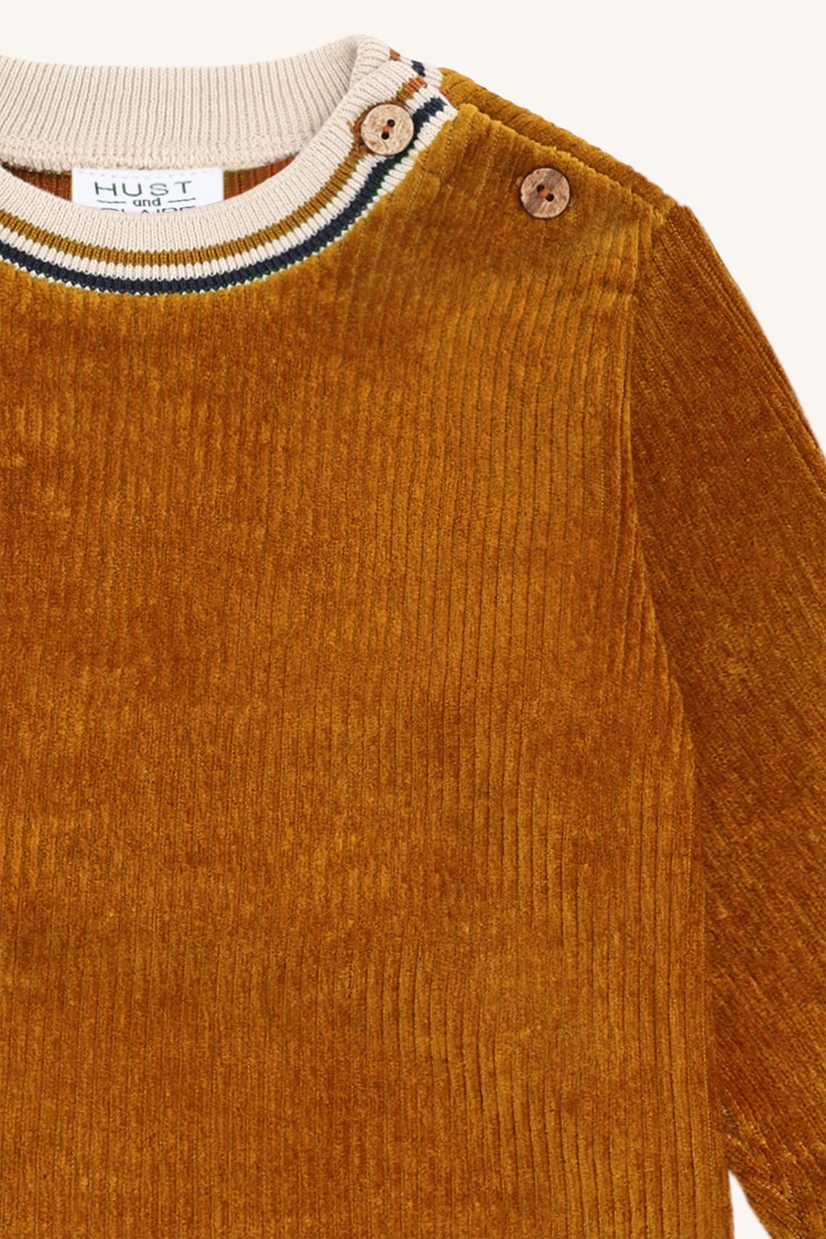 🧡 Roestbruine fluwelen sweater – Hust & Claire