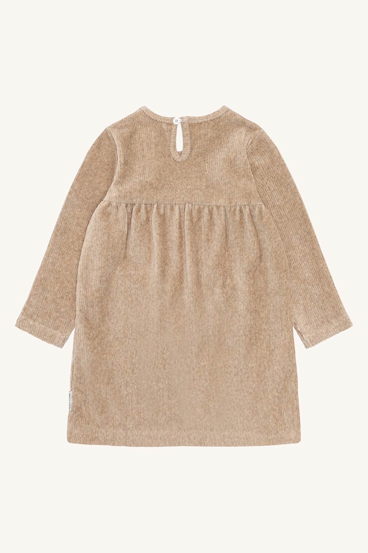 🤎 Fluwelen jurkje met hartjes – Hust & Claire