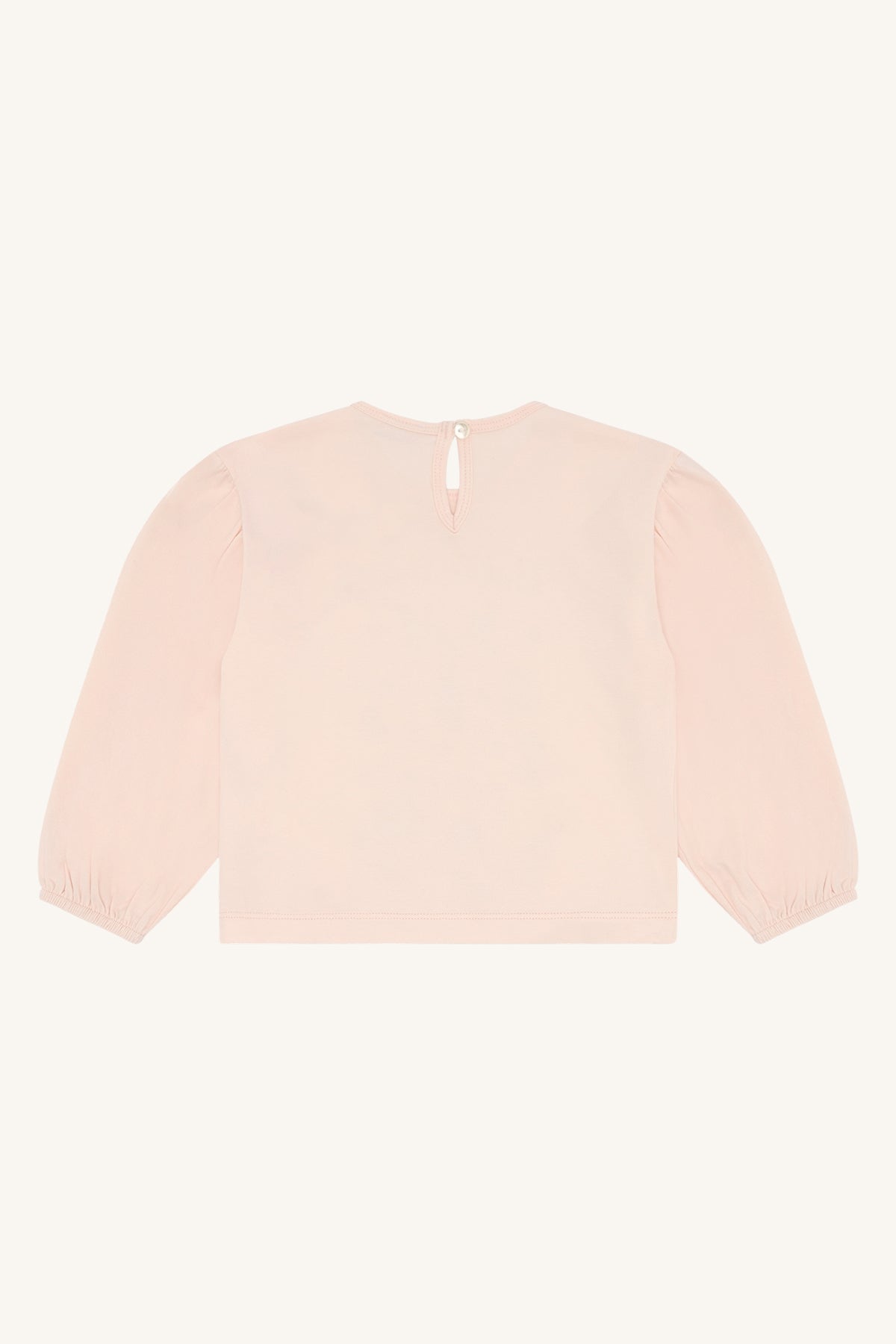 🩰✨ Belle Âme Ballet Top – Lichtroze Meisjesshirt met Dromerige Print