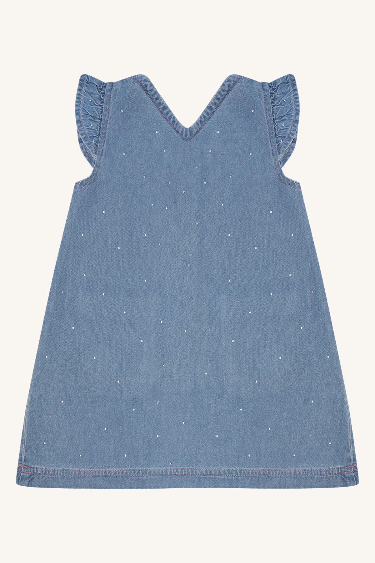 🍒 Denim Jurkje met Speelse Details | Hust & Claire