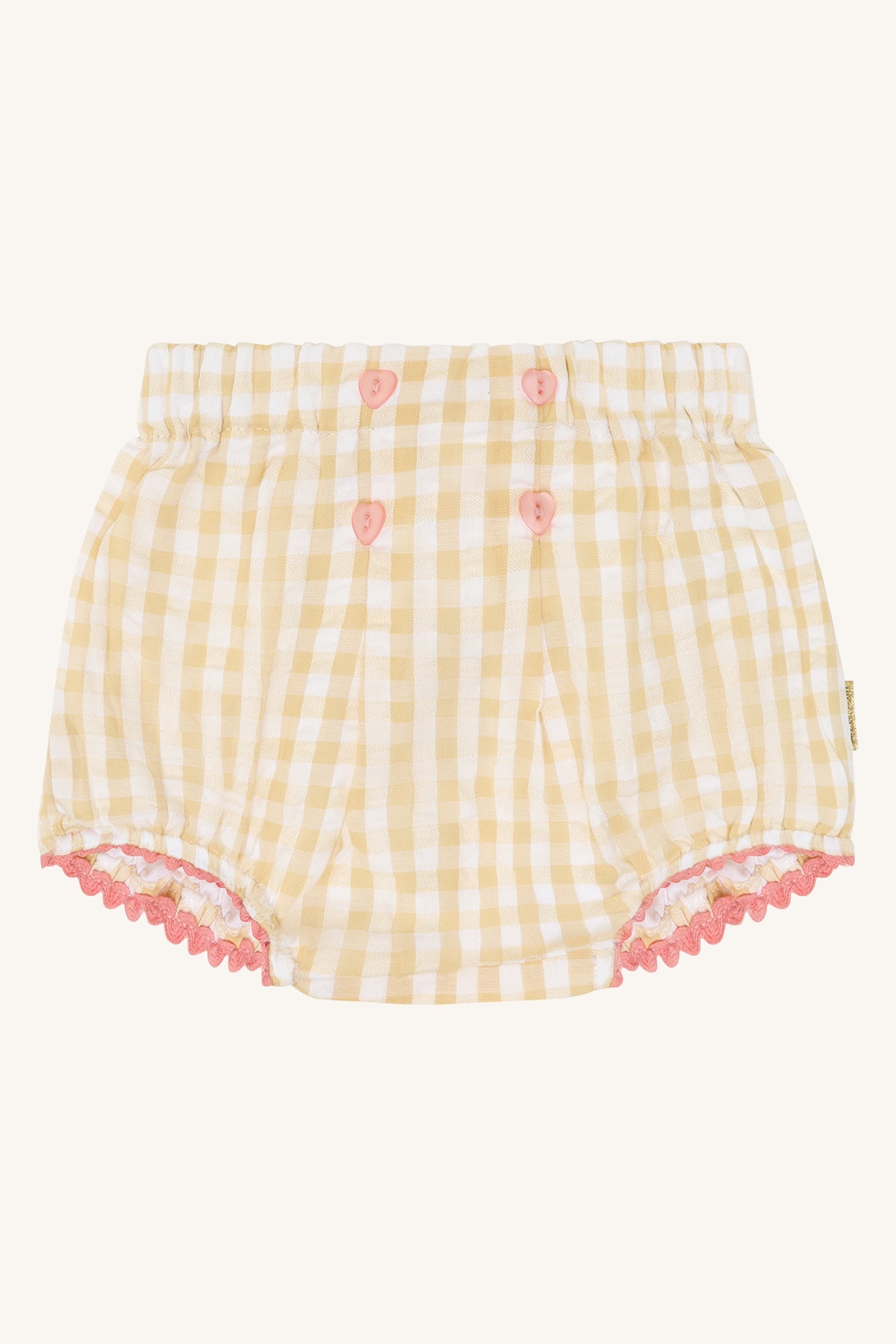 💛 Vichy Bloomer Short – Sunny Lemon | Hust & Claire