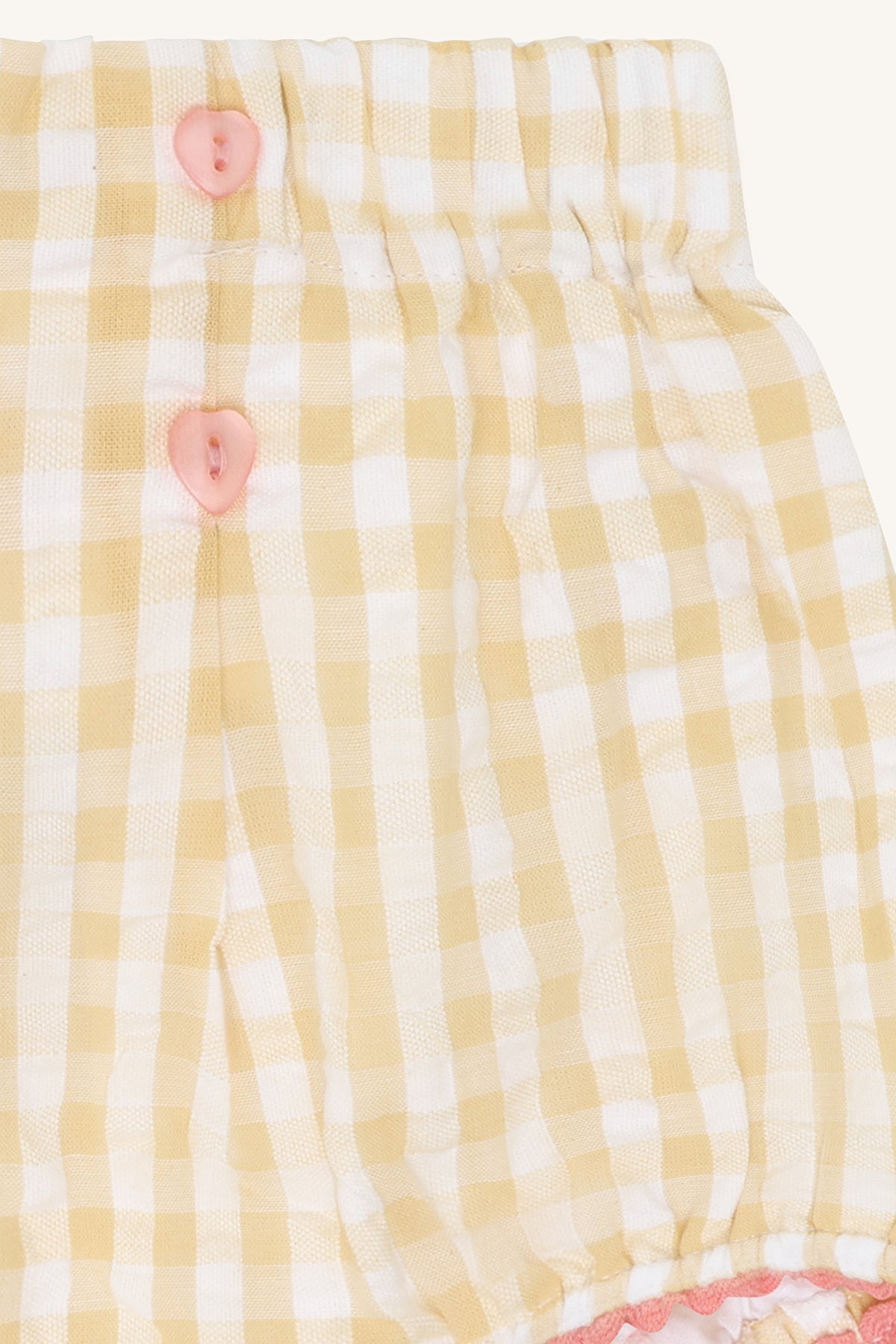💛 Vichy Bloomer Short – Sunny Lemon | Hust & Claire