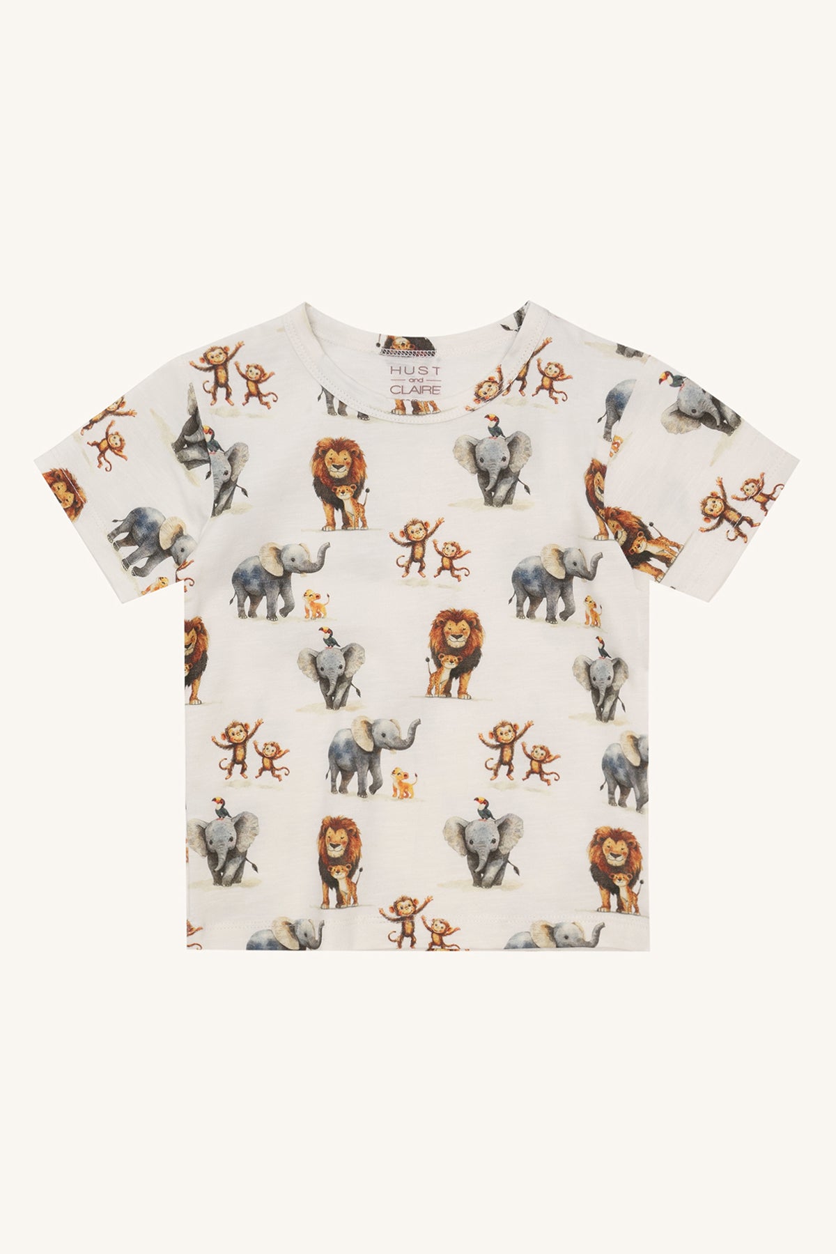 🦁 Safari Friends T-shirt – Off White