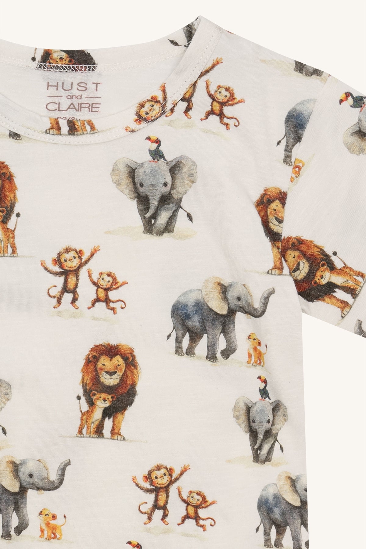 🦁 Safari Friends T-shirt – Off White