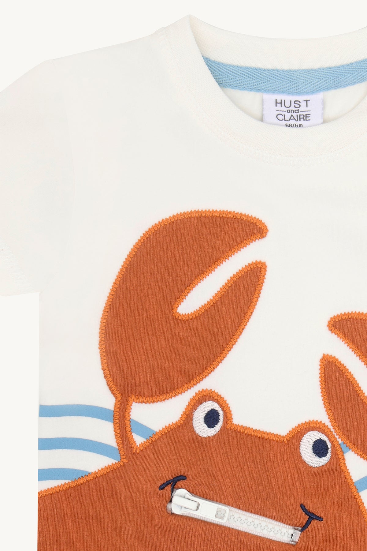 🦀 Happy Crab T-shirt – Off White