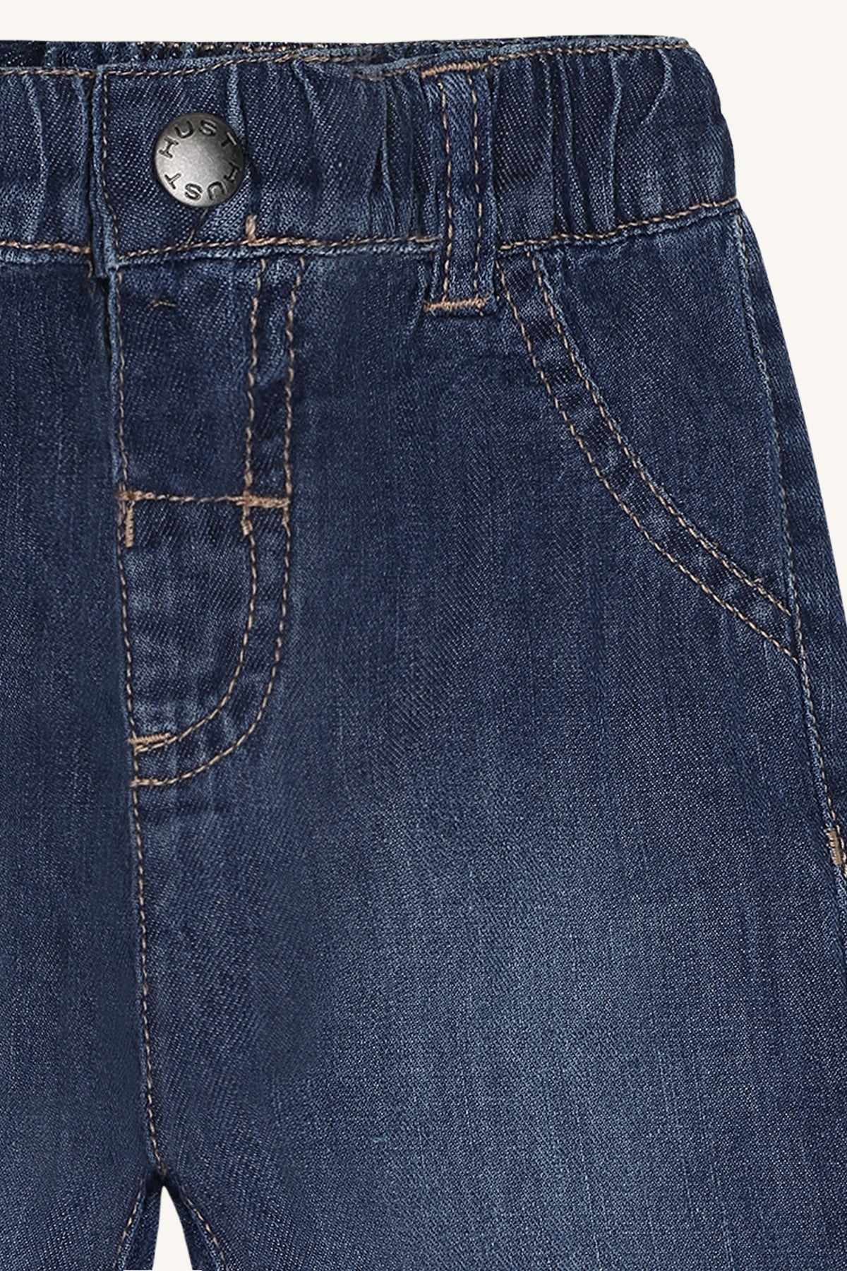 👖 Hust & Claire HCJoe comfortabele babyjeans – Blue Denim