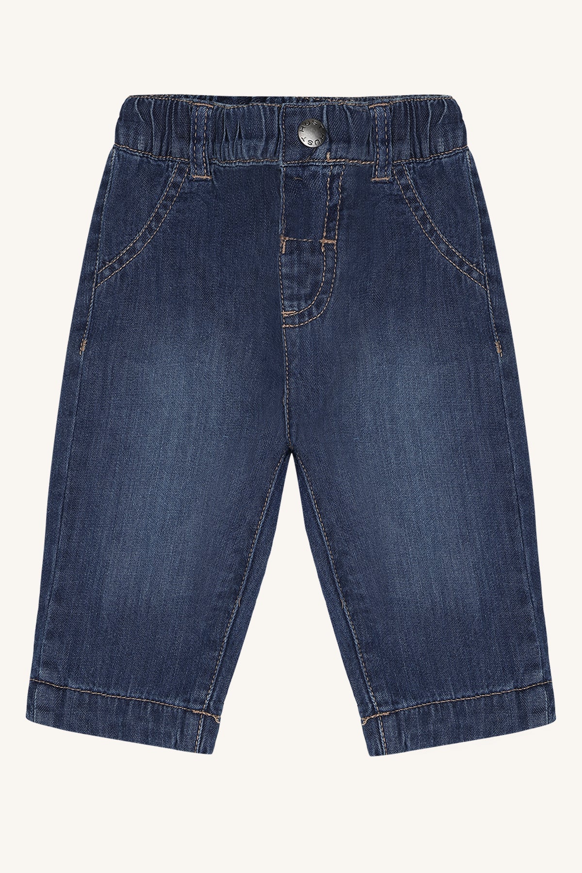 👖 Hust & Claire HCJoe comfortabele babyjeans – Blue Denim